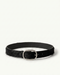 GIA BELT - LONG HAIR BLACK