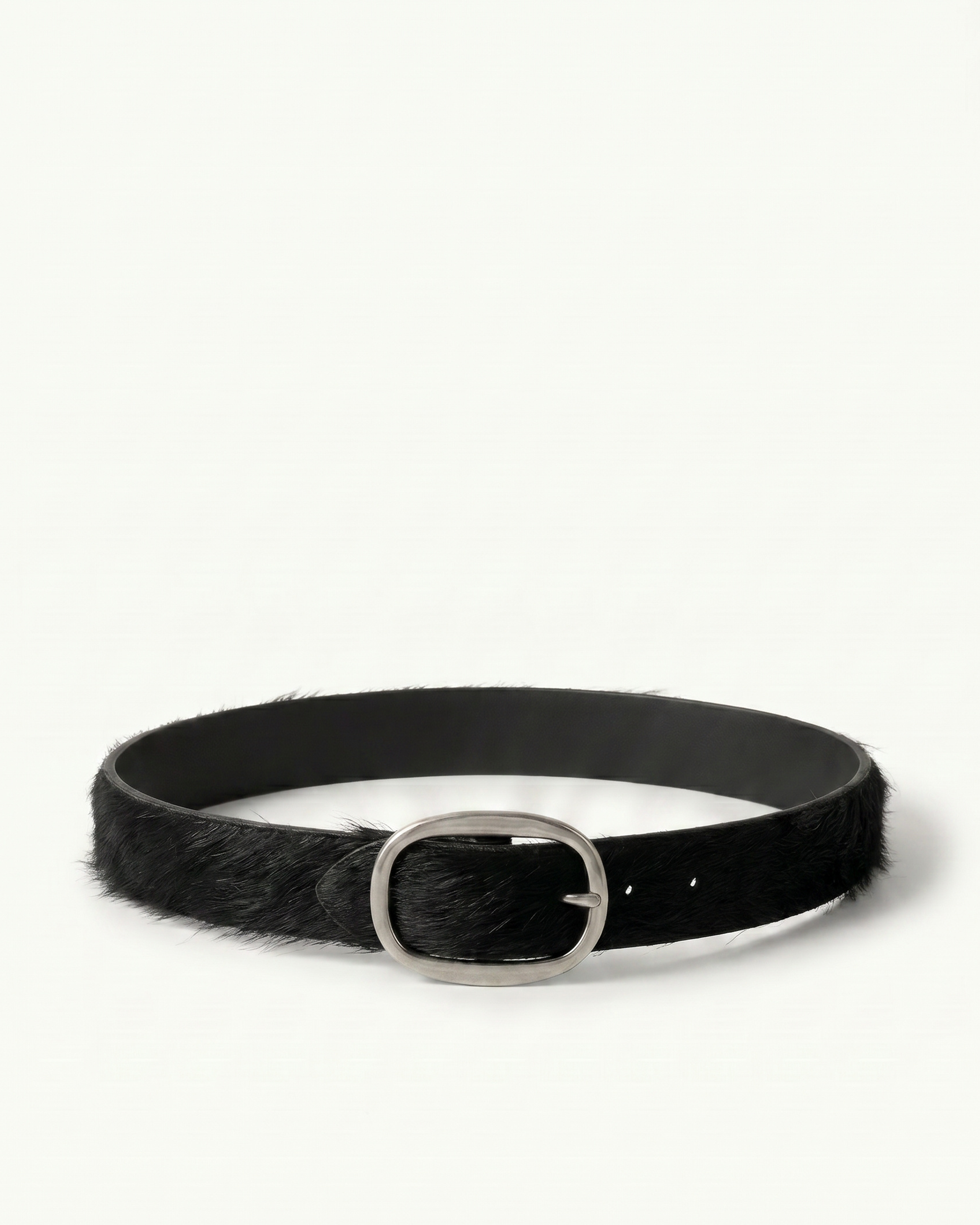 GIA BELT - LONG HAIR BLACK